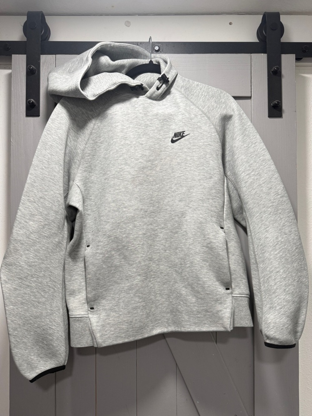 Nike Tech Heather Grey Hoodie Pullover